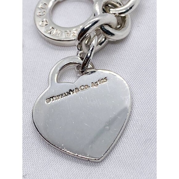 Tiffany & Co Return To Tiffany & Co 8" Inches Toggle  Heart Bracelet - Picture 7 of 11